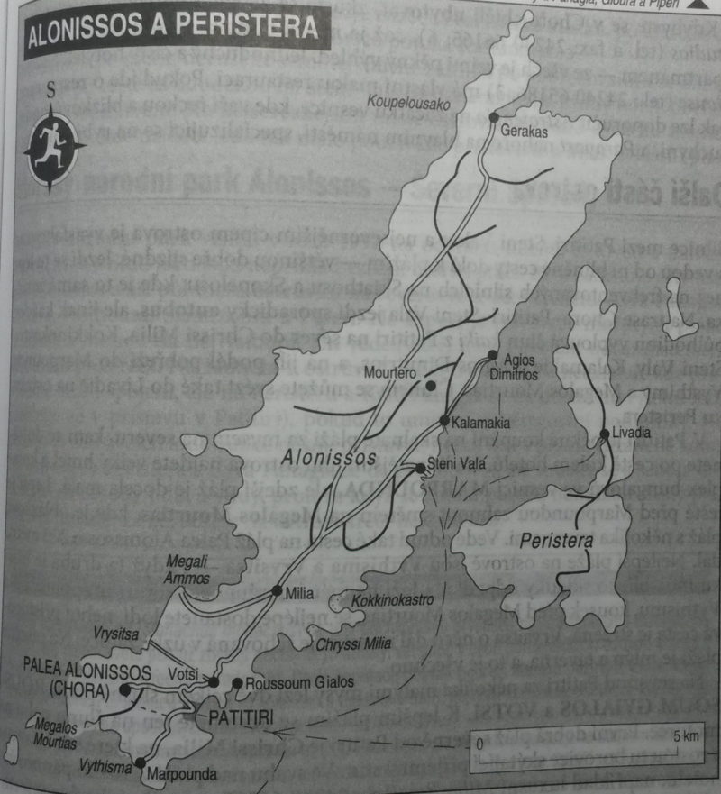 Mapa zajímavých míst na Alonnisu