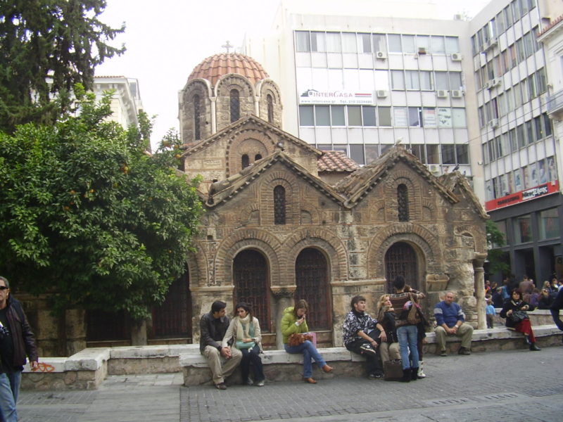 Kostelík Kapnikareas v Athénách