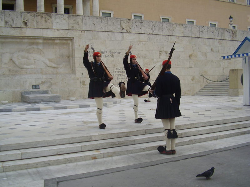 Výměna stráží v Athénách